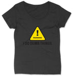 Warning Bad Parent | Ladies Plus Size T-Shirt