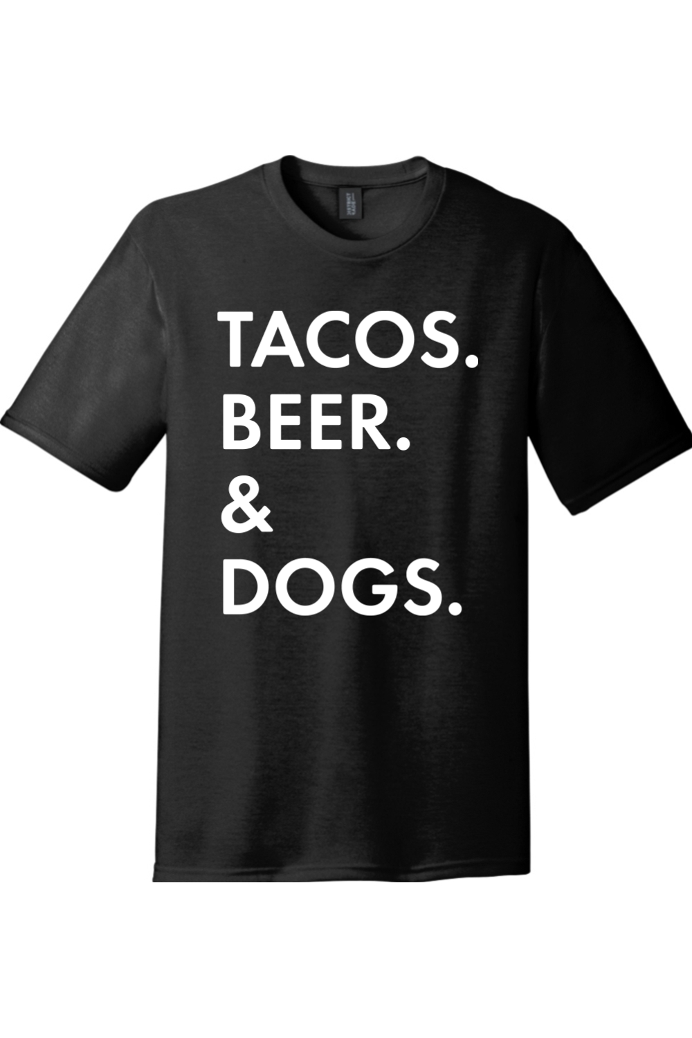 Tacos Beer Dogs | District Perfect Tri Tee