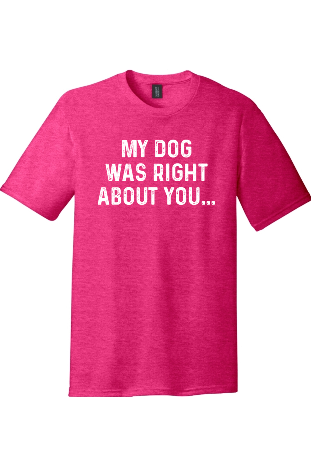 My Dog was Right About You | District Perfect Tri Tee