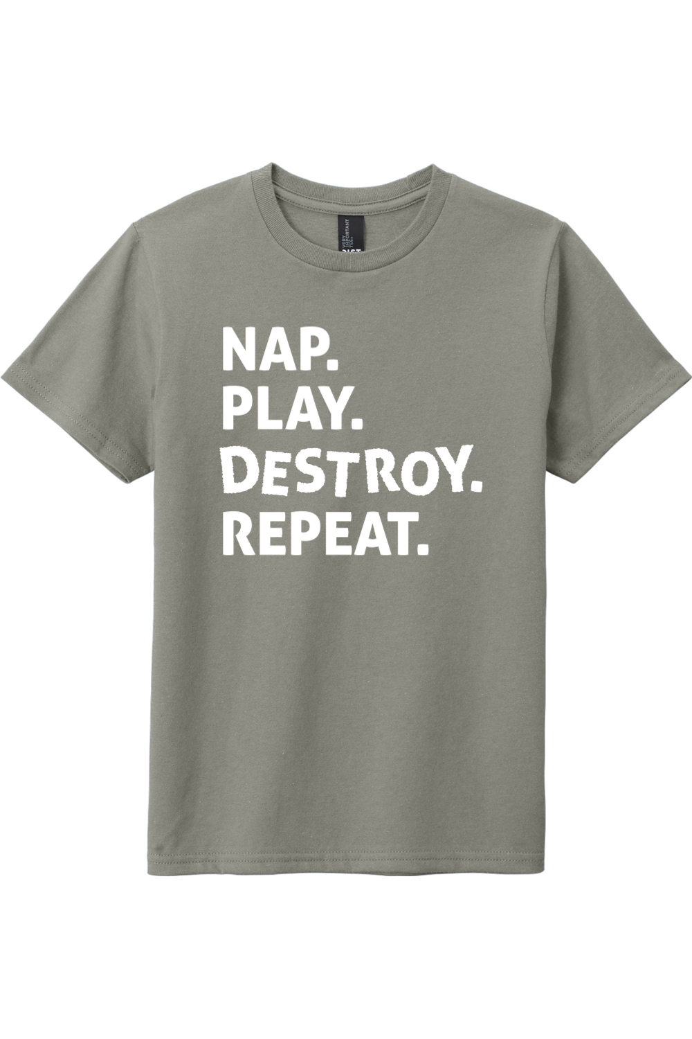 Nap Play Destroy Repeat | District Youth Very Important Tee