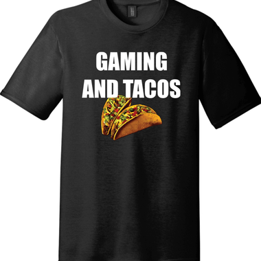 Gaming and Tacos | District Perfect Tri Tee