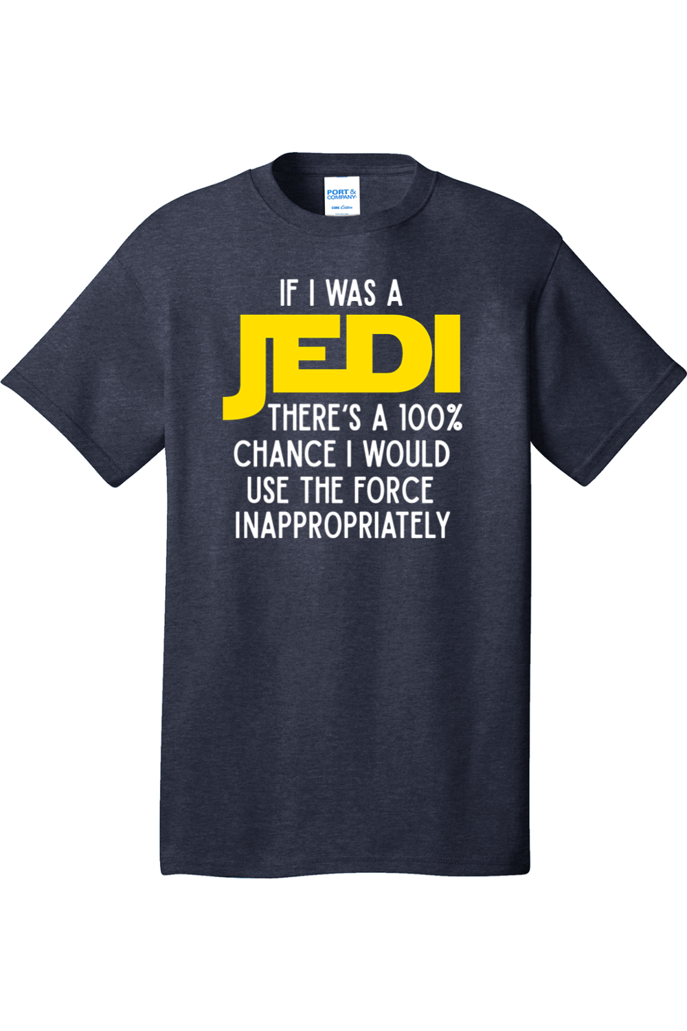 If I Was a Jedi | Mens Big & Tall T-Shirt