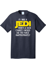 If I Was a Jedi | Mens Big & Tall T-Shirt