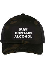 May Contain Alcohol Patch Hat