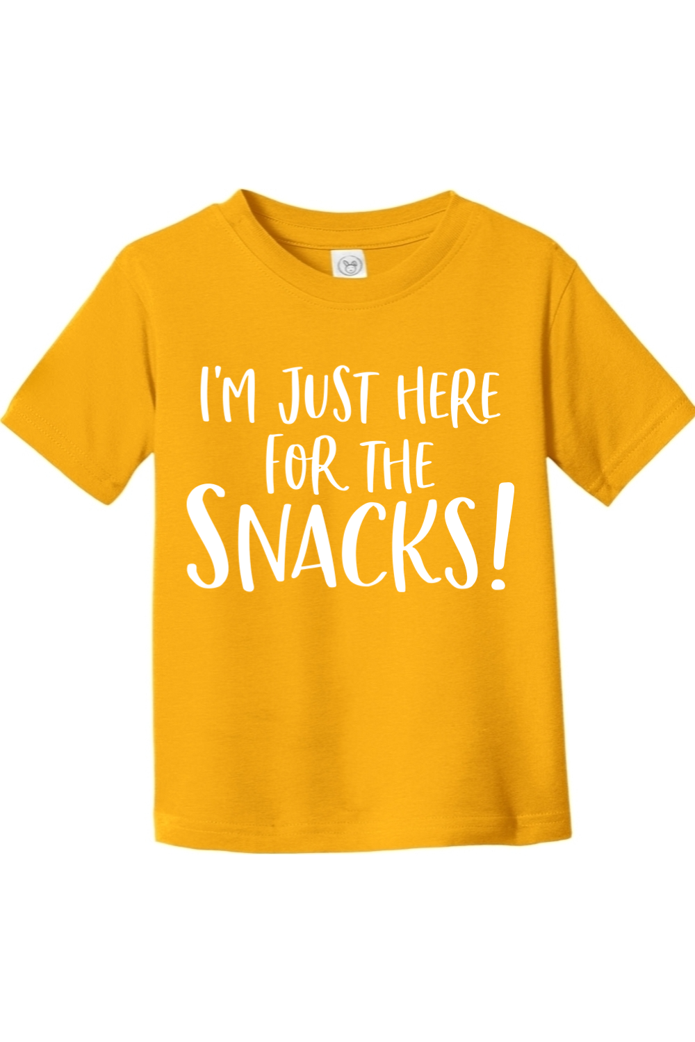 I'm Just Here for the Snacks | Toddler T-Shirt