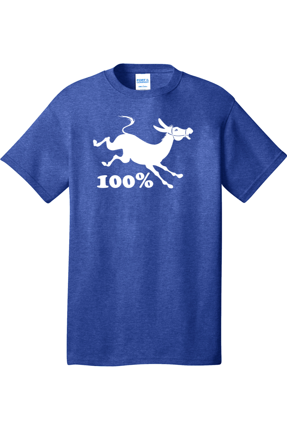 100 Percent Jackass | Mens Big & Tall T-Shirt