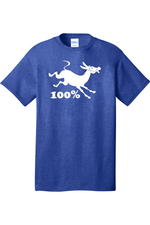 100 Percent Jackass | Mens Big & Tall T-Shirt