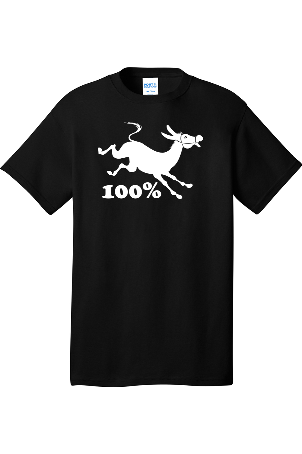 100 Percent Jackass | Mens Big & Tall T-Shirt