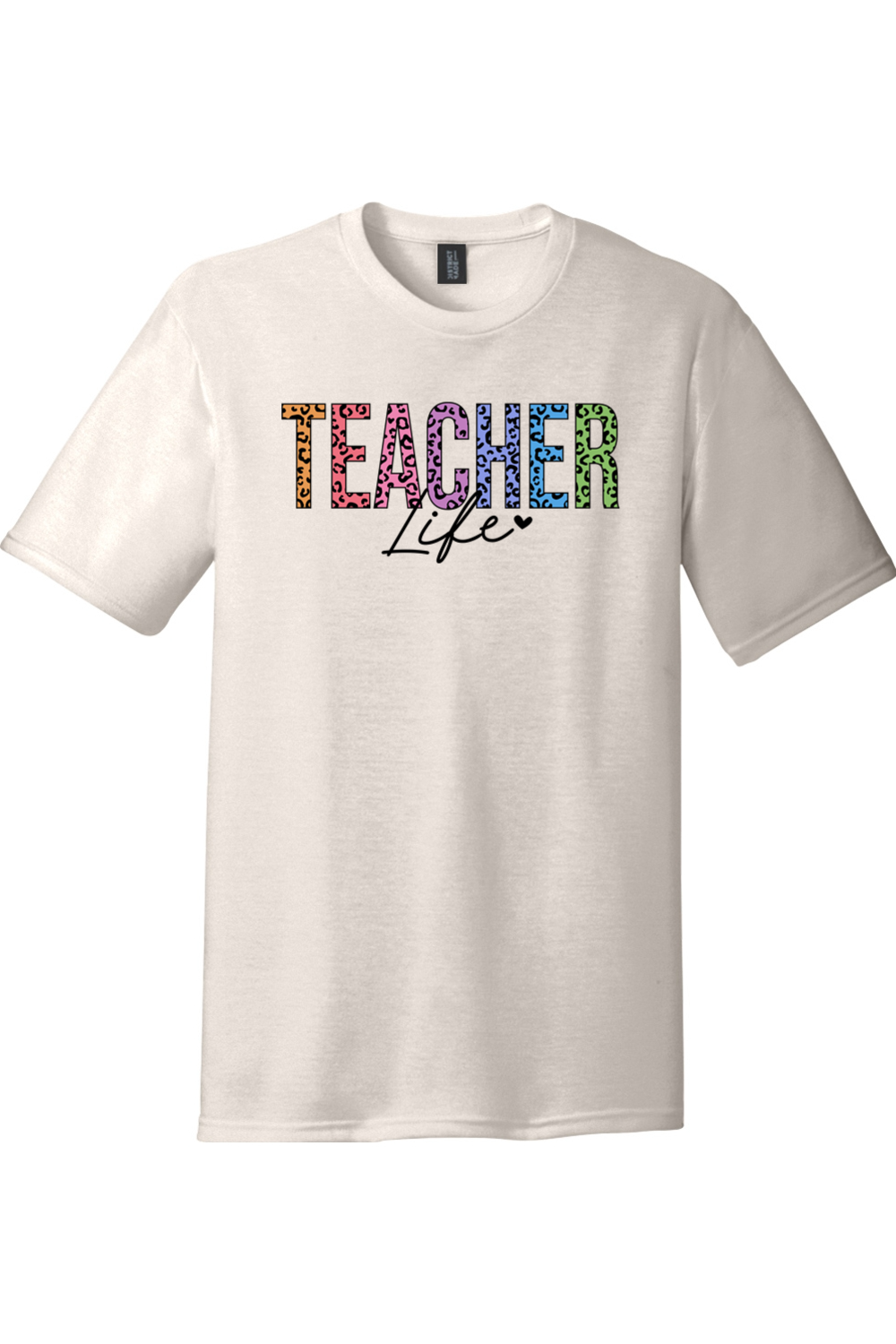 Teacher Life Colorful Leopard Print | Premium Tri-Blend T-Shirt