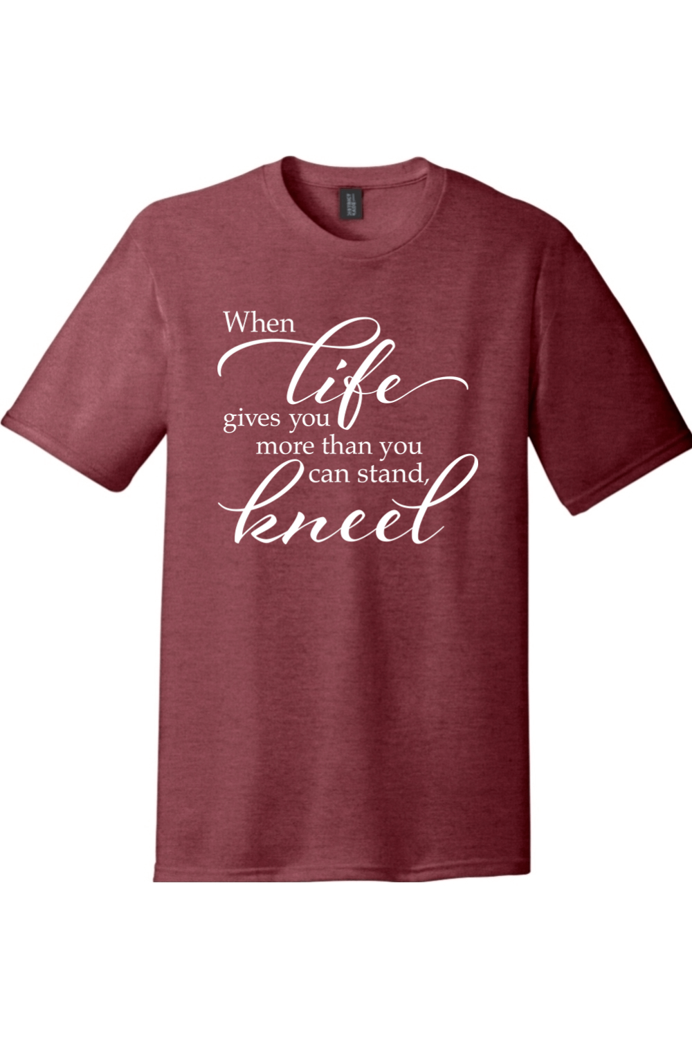 When Life Gives You More Than You Can Stand | District Perfect Tri Tee