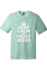 Keep Calm and Trust Jesus | District Perfect Tri Tee