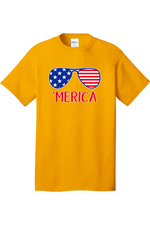 Merica Sunglasses Version 1 | Mens Big and Tall Short Sleeve T-Shirt