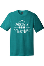 Worlds Best Teacher | Premium Tri-Blend T-Shirt