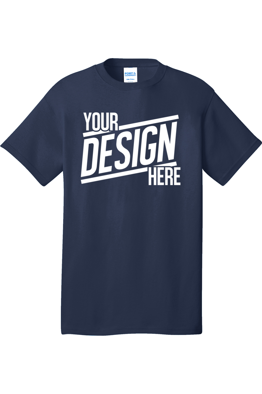 Your Design Here | Port & Company Tall Core Cotton Tee