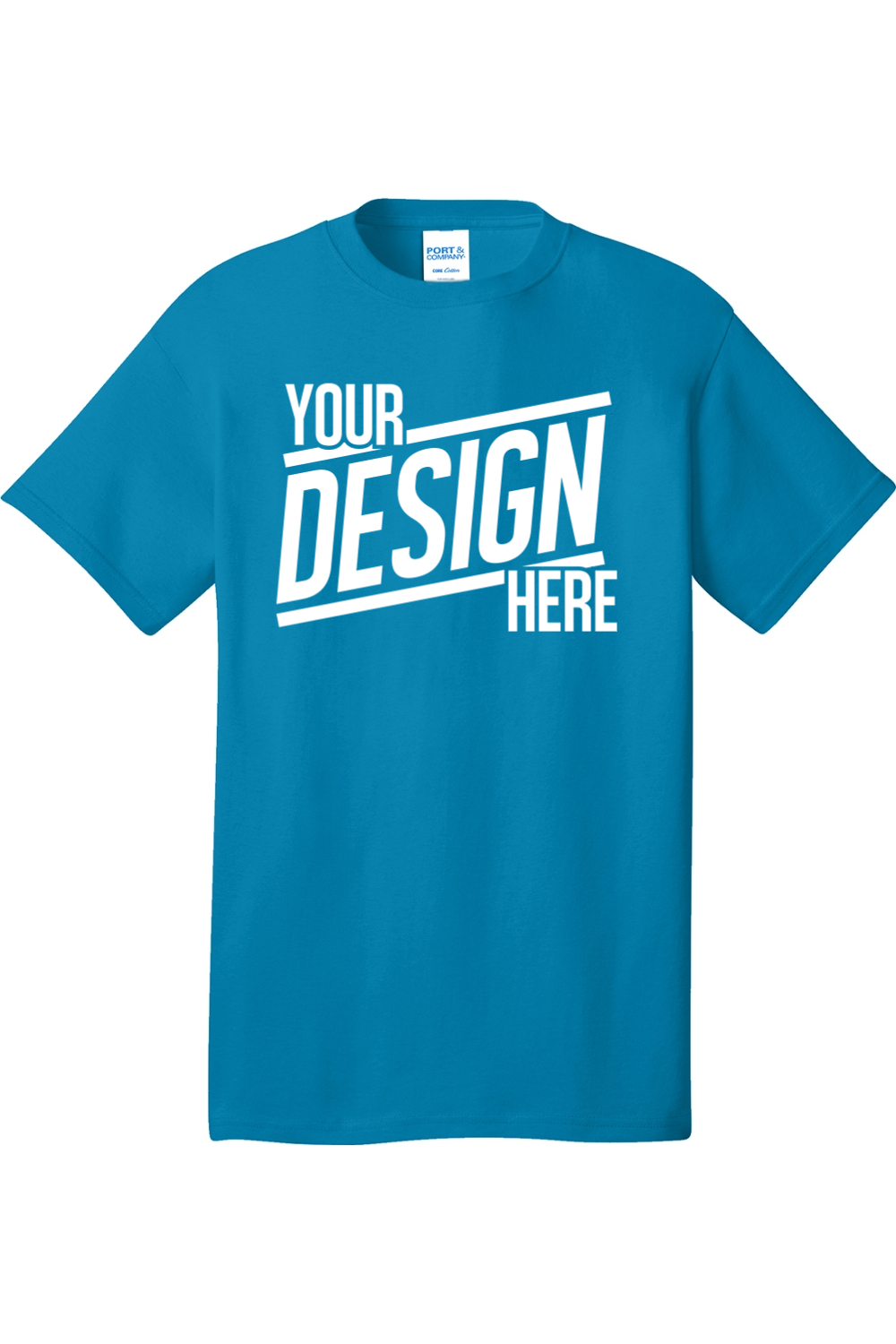 Your Design Here | Port & Company Tall Core Cotton Tee