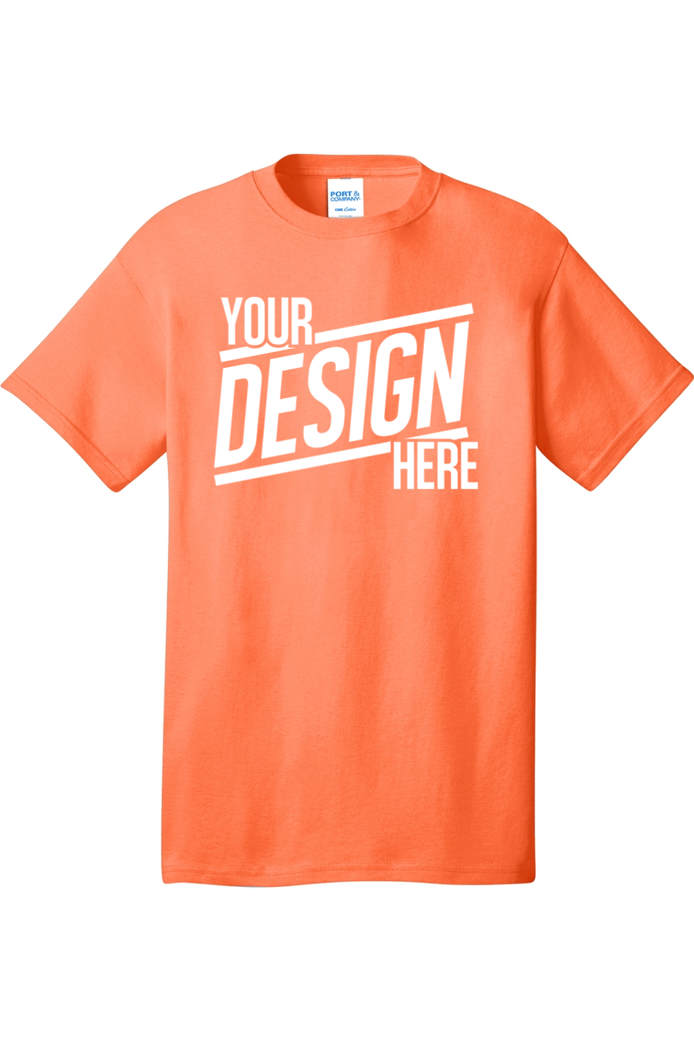 Your Design Here | Port & Company Tall Core Cotton Tee