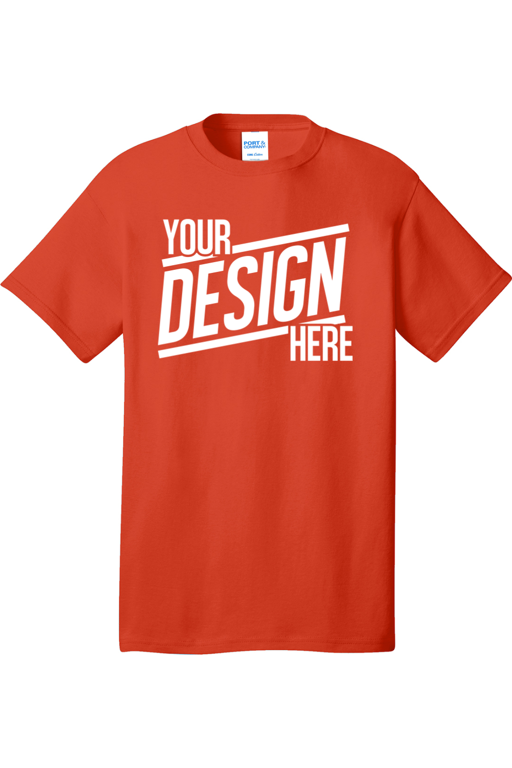 Your Design Here | Port & Company Tall Core Cotton Tee