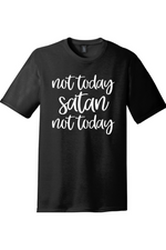 Not Today Satan Version 2 | District Perfect Tri Tee