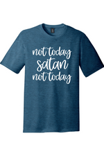 Not Today Satan Version 2 | District Perfect Tri Tee