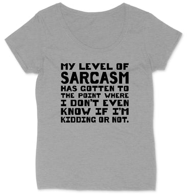 My Level of Sarcasm | Ladies Plus Size T-Shirt