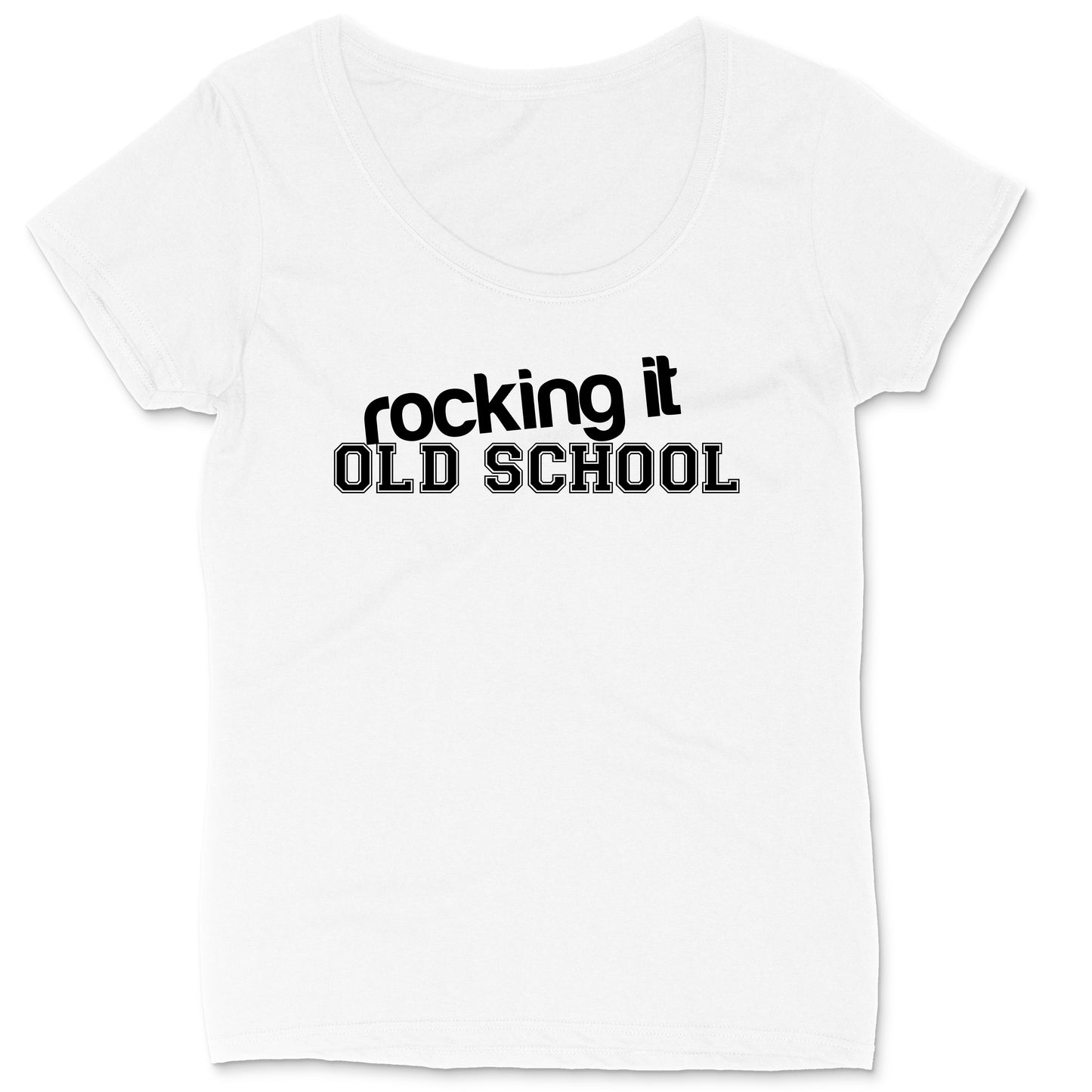 Rocking It Old School | Ladies Plus Size T-Shirt