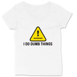 Warning Bad Parent | Ladies Plus Size T-Shirt