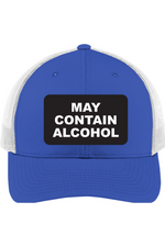 May Contain Alcohol Patch Hat