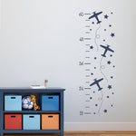 Airplane Growth Chart Wall Decal | Wall Sticker