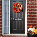 Welcome Decal - Front Door Decal - Welcome Door Decal - Script Decal