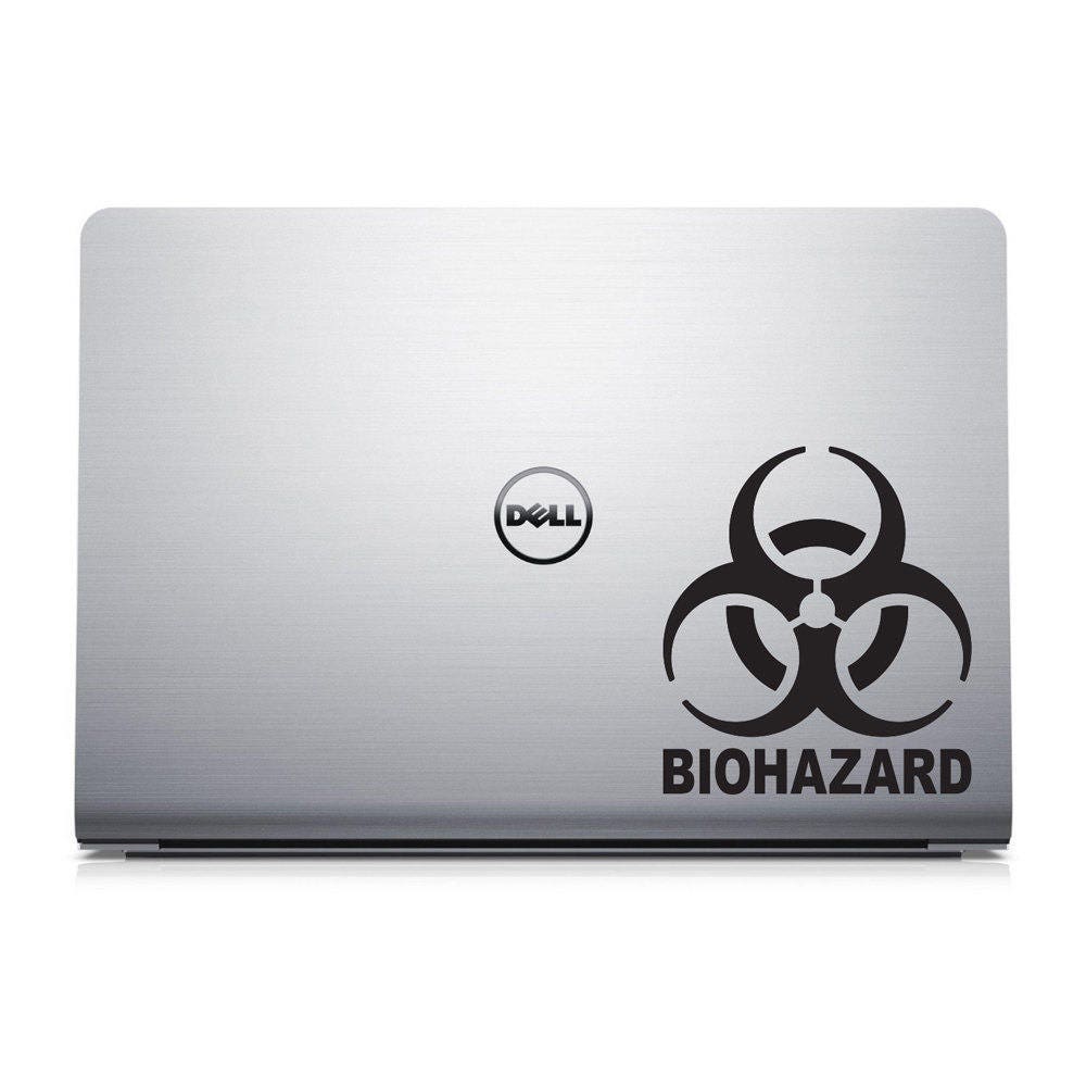 Biohazard Laptop and Tablet Decal | Sticker