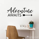 Adventure Awaits Wall Decal | Wall Sticker