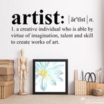 Artist Definition Wall Decal | Wall Sticker