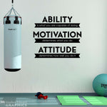 Ability is is What You are Capable of Doing Wall Decal | Wall Sticker