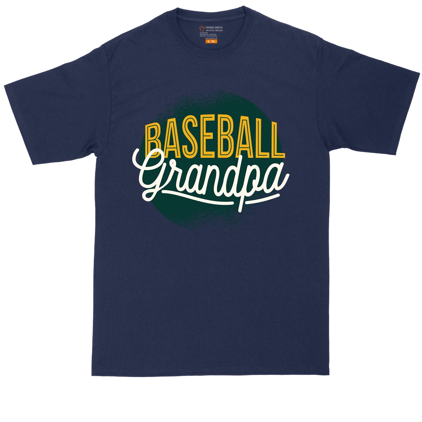 Baseball Grandpa | Big and Tall Men | Fathers Day Present | Gift for Him | Baseball T-Shirt | Baseball Fan