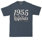 1955 The Year Legends Were Made | Mens Big & Tall T-Shirt