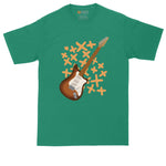 Electric Guitar | Music Shirt | Guitar Player Shirt | Mens Big and Tall T-Shirt