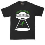 They Picked Me | Alien T-Shirt | Mens Big and Tall T-Shirt