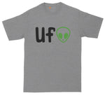 UFO Alien Head | Mens Big and Tall T-Shirt