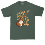 Electric Guitar | Music Shirt | Guitar Player Shirt | Mens Big and Tall T-Shirt