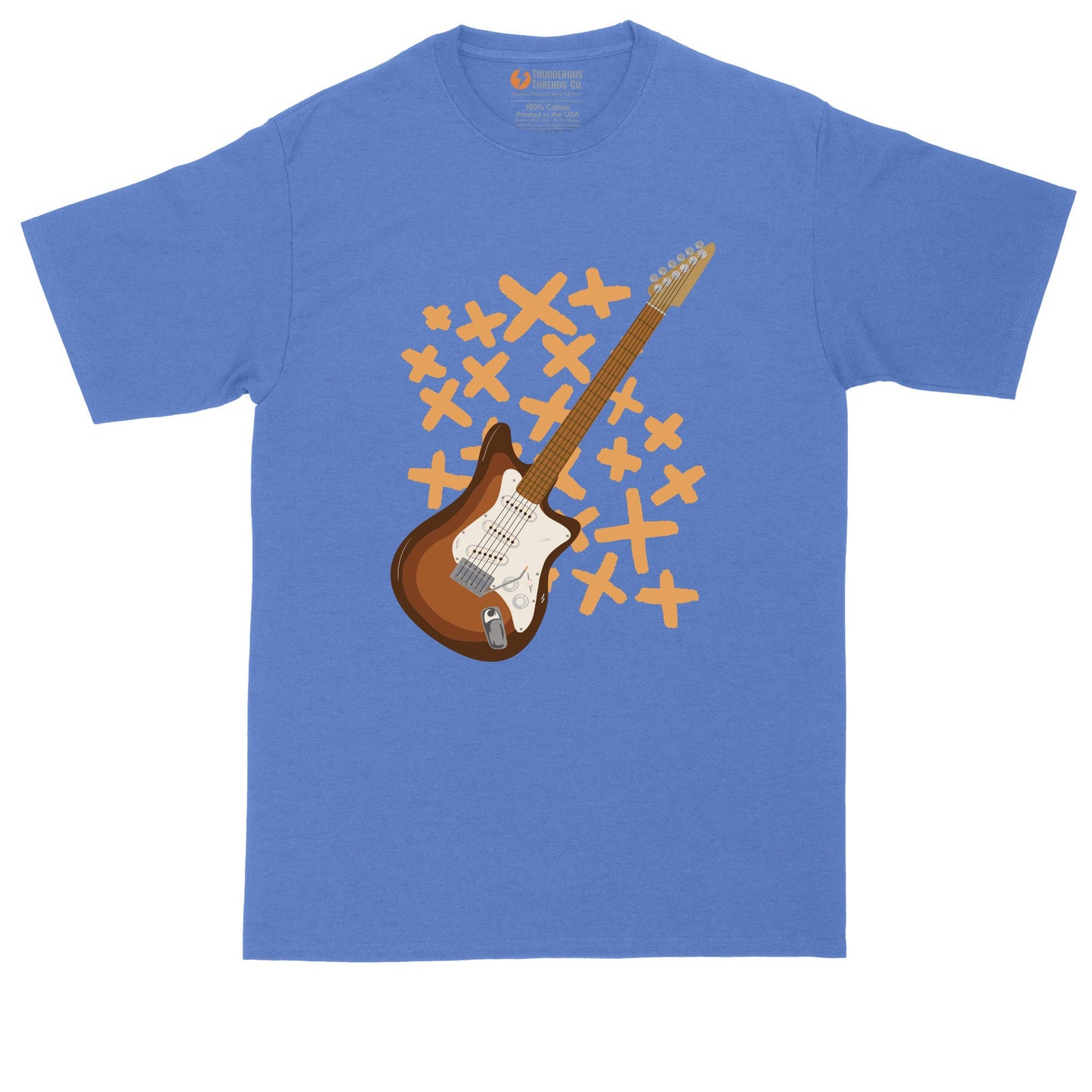 Electric Guitar | Music Shirt | Guitar Player Shirt | Mens Big and Tall T-Shirt