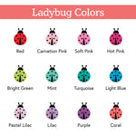 Ladybug Wall Decal - Set of 17 ladybugs - Ladybirds Wall Sticker