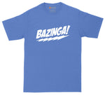 Bazinga | Big and Tall Mens T-Shirt | Funny T-Shirt | Graphic T-Shirt