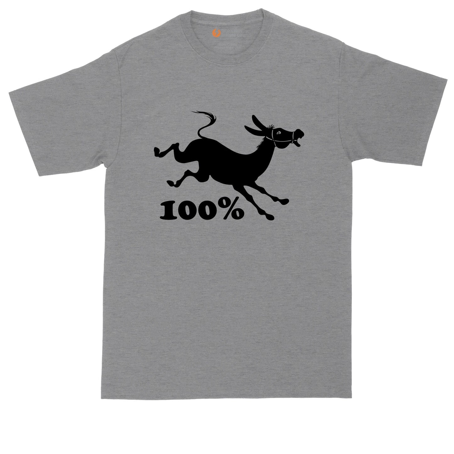 100% Jackass | Mens Big & Tall T-Shirt