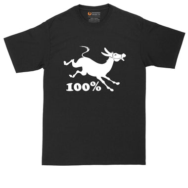 100% Jackass | Mens Big & Tall T-Shirt