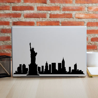 New York Laptop Decal | New York Skyline | Statue of Liberty Sticker