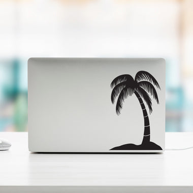 Palm Tree Laptop Decal | Tropical Computer Sticker | Laptop Accessory