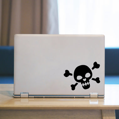 Skull Laptop Decal | Skull Sticker | Laptop Accessory
