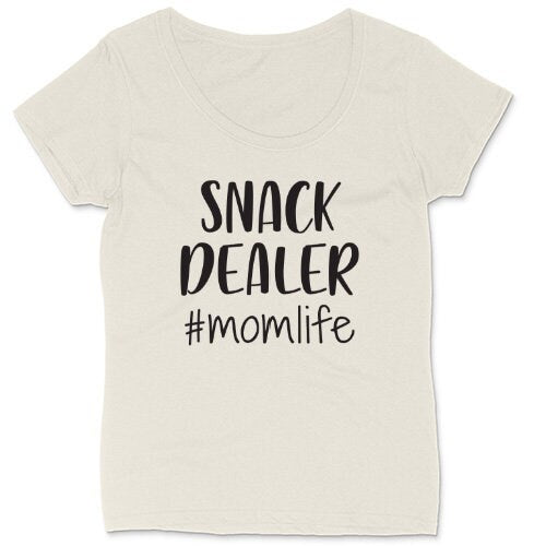 Snack Dealer | Ladies Plus Size T-Shirt | Curvy Collection | Funny T-Shirt | Graphic T-Shirt | Mom Shirt | Mothers Day Gift