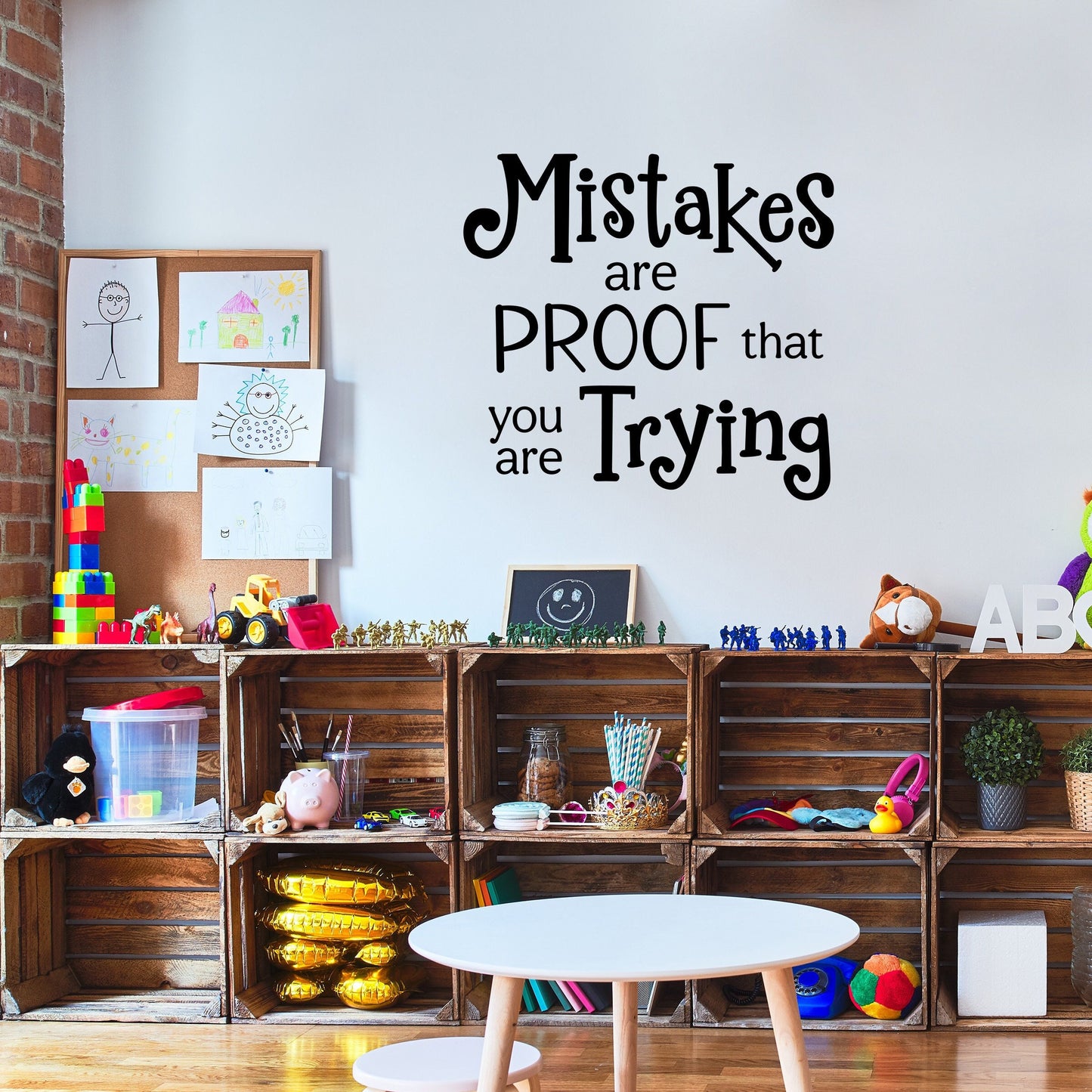 Mistakes are proof that you are trying Decal | Teacher Classroom Vinyl Decor