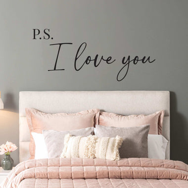 P. S. I love you Decal